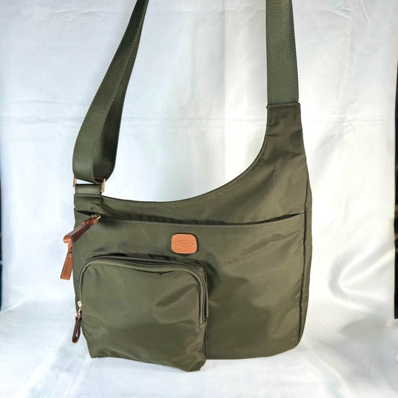 Bric's X-Travel Hipster Crossbody Olive Green Bag Purse - Picture 13 of 16